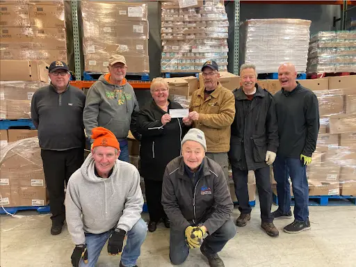 Membres de la Division de Terre-Neuve-et-Labrador soutenant le Gander Food Cupboard - 2024
